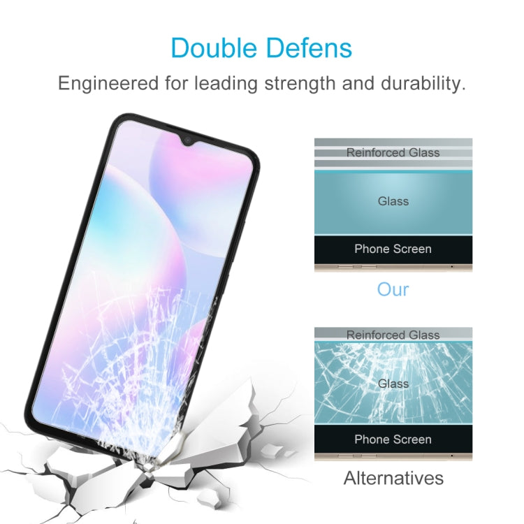 For Xiaomi Redmi 10A / 9A / 9A Sport / 9C / 9C NFC / Poco C31 / 9 Acitv 10 PCS 0.26mm 9H 2.5D Tempered Glass Film
