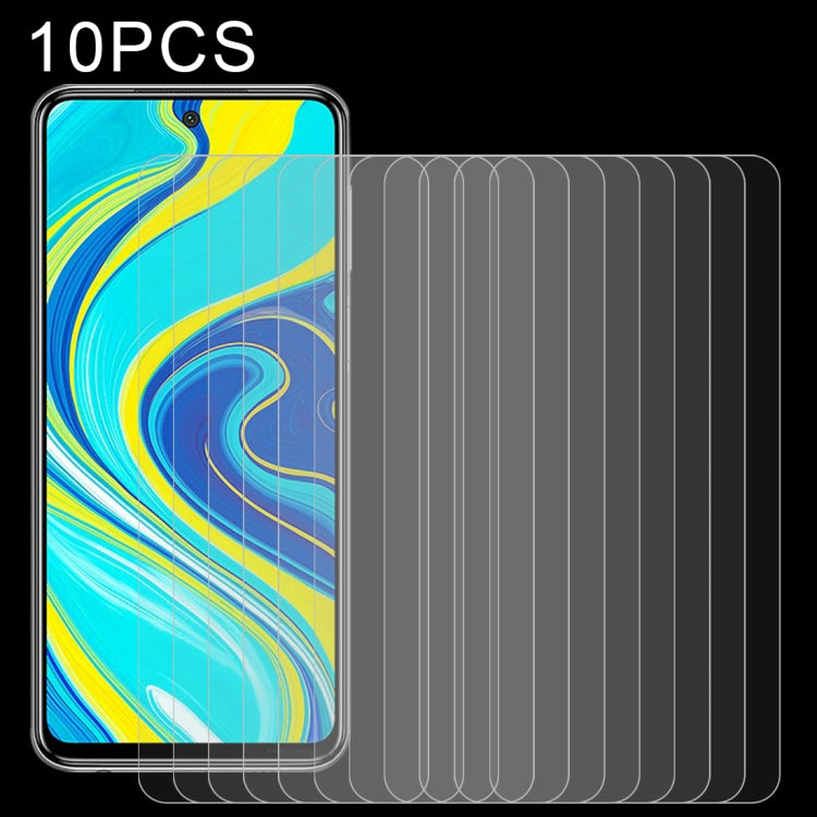 For Xiaomi Redmi Note 9S / Note 10 Lite 10 PCS 0.26mm 9H 2.5D Tempered Glass Film