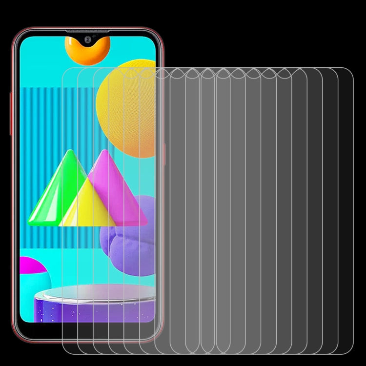 For Samsung Galaxy M01 10 PCS 0.26mm 9H 2.5D Tempered Glass Film