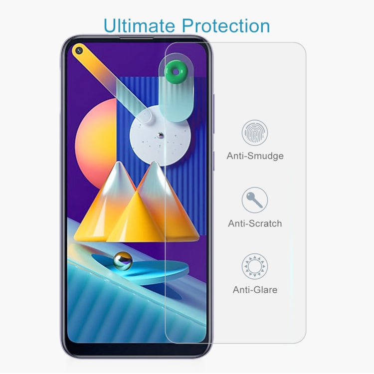 For Samsung Galaxy M11 & A11 10 PCS 0.26mm 9H 2.5D Tempered Glass Film