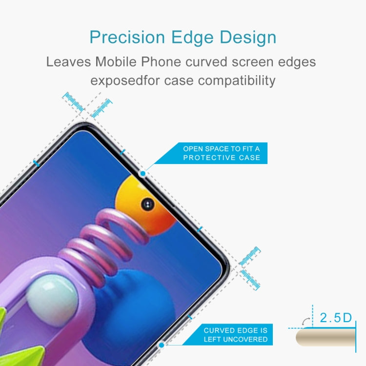 For Samsung Galaxy M51 10 PCS 0.26mm 9H 2.5D Tempered Glass Film