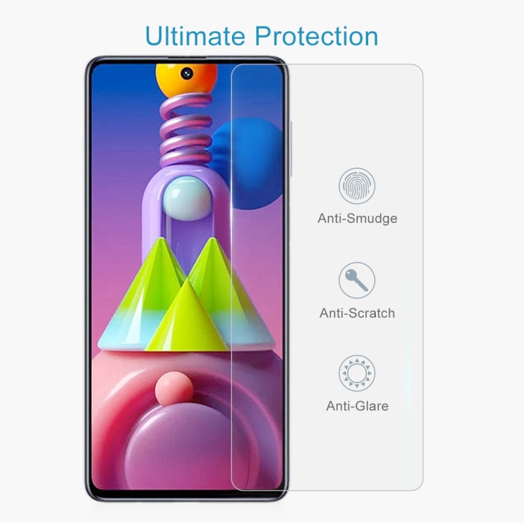For Samsung Galaxy M51 10 PCS 0.26mm 9H 2.5D Tempered Glass Film