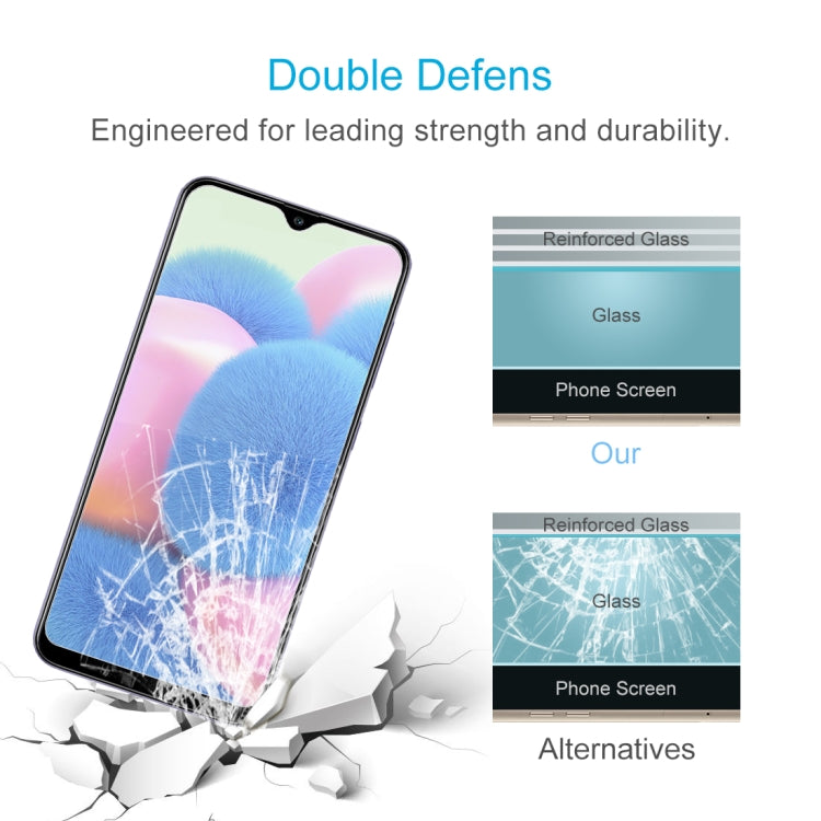 For Samsung Galaxy A30s 10 PCS 0.26mm 9H 2.5D Tempered Glass Film