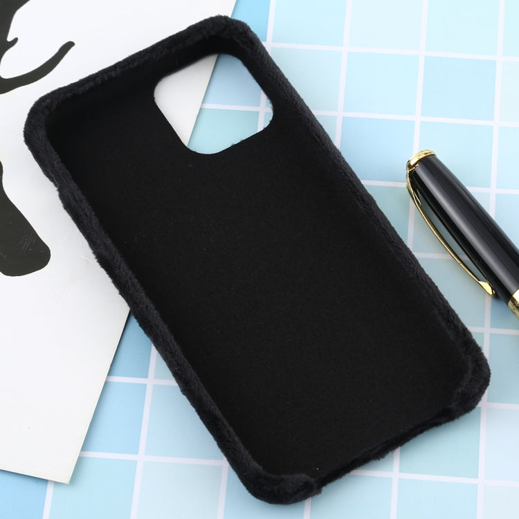 For iPhone 11 Plush Protective Back Cover Case