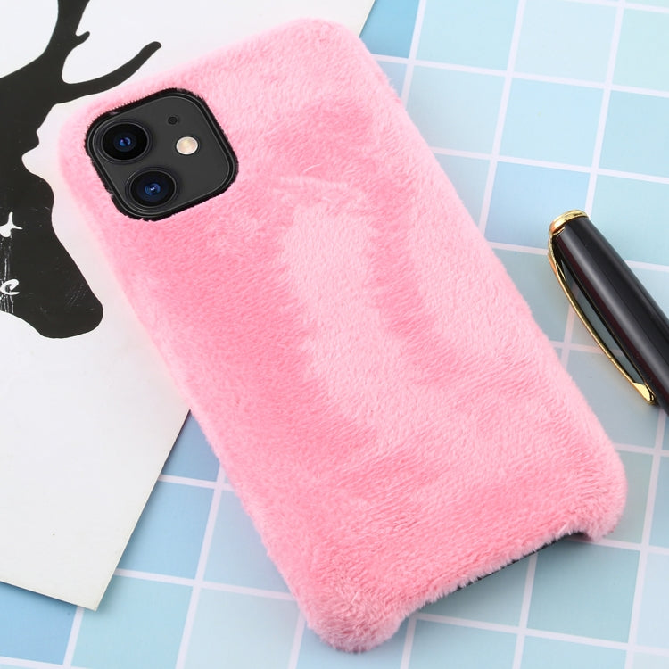 For iPhone 11 Plush Protective Back Cover Case