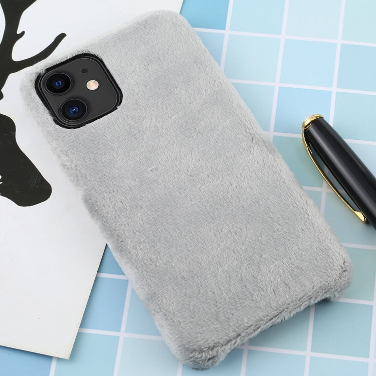 For iPhone 11 Plush Protective Back Cover Case