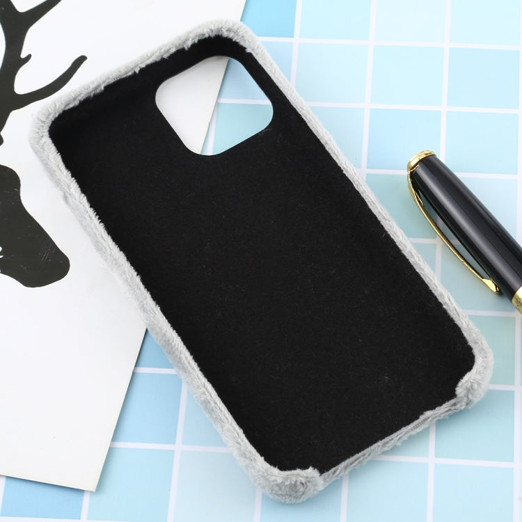 For iPhone 11 Plush Protective Back Cover Case