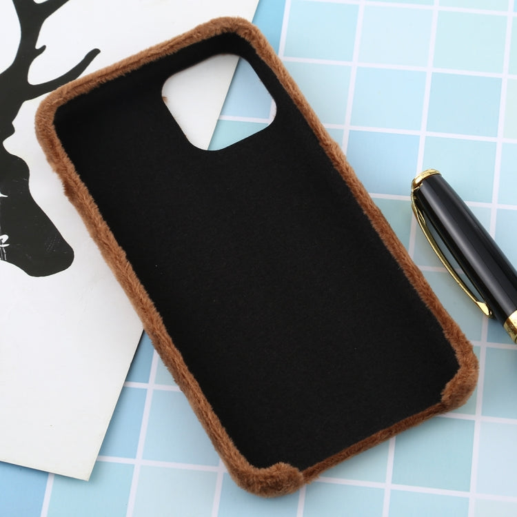 For iPhone 11 Plush Protective Back Cover Case