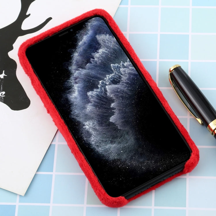 For iPhone 11 Pro Plush Protective Back Cover Case