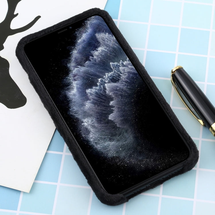For iPhone 11 Pro Max Plush Protective Back Cover Case