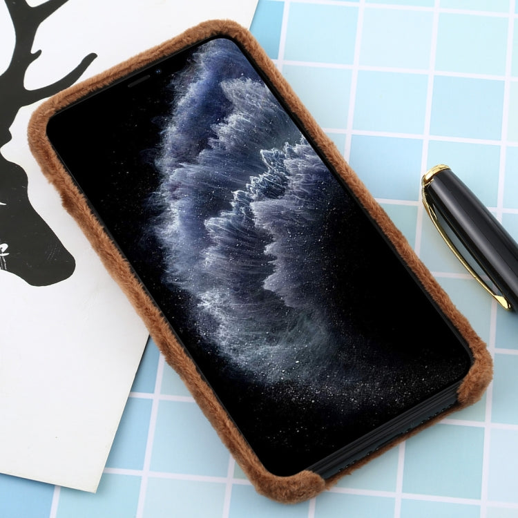 For iPhone 11 Pro Max Plush Protective Back Cover Case