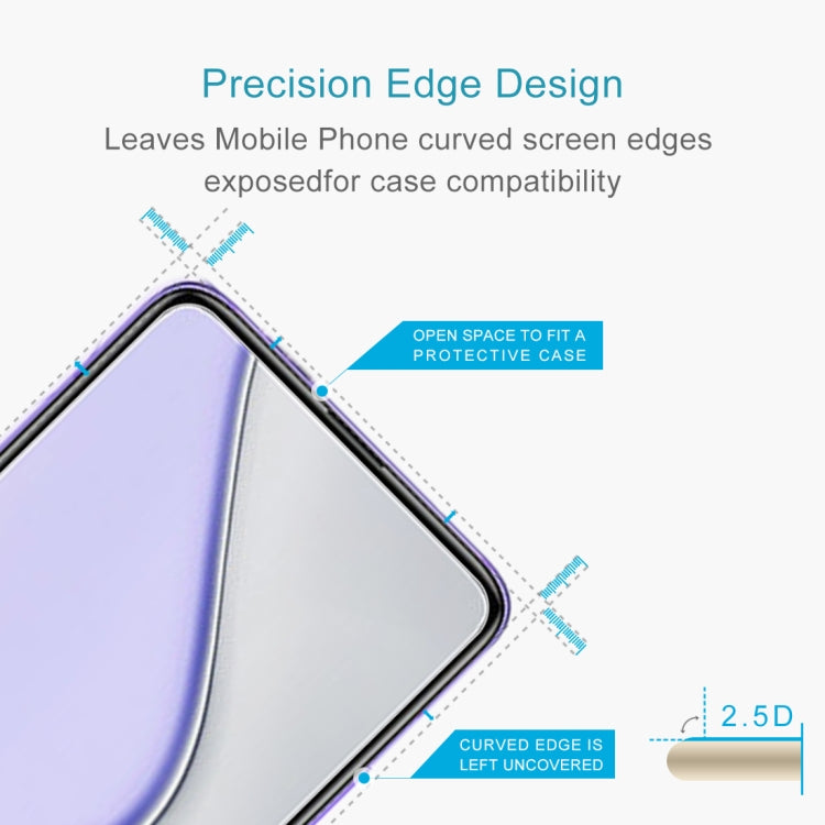 For Xiaomi Black Shark 5 / 5S / 5 Pro / Redmi K40 / K40S 50 PCS 0.26mm 9H 2.5D Tempered Glass Film