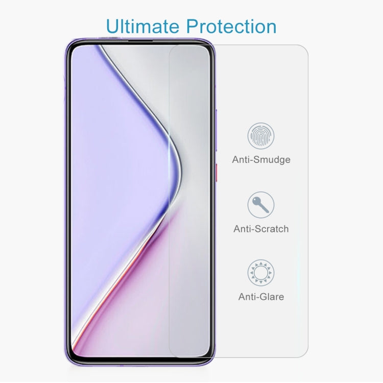 For Xiaomi Black Shark 5 / 5S / 5 Pro / Redmi K40 / K40S 50 PCS 0.26mm 9H 2.5D Tempered Glass Film