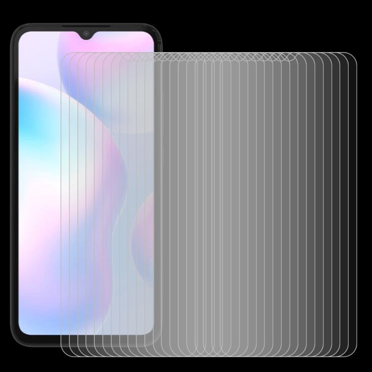 For Xiaomi Redmi 10A / 9A / 9A Sport / 9C / 9C NFC / Poco C31 / 9 Acitv 50 PCS 0.26mm 9H 2.5D Tempered Glass Film