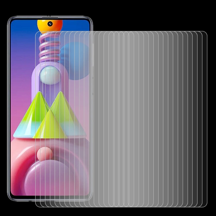 For Samsung Galaxy M51 50 PCS 0.26mm 9H 2.5D Tempered Glass Film