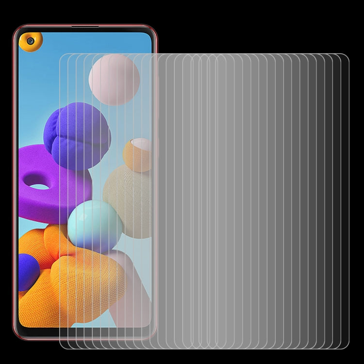 For Samsung Galaxy A21s 50pcs 0.26mm 9H 2.5D Tempered Glass Film