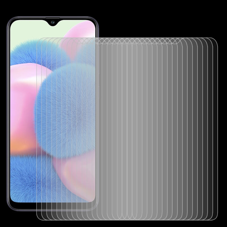 For Samsung Galaxy A30s 50 PCS 0.26mm 9H 2.5D Tempered Glass Film