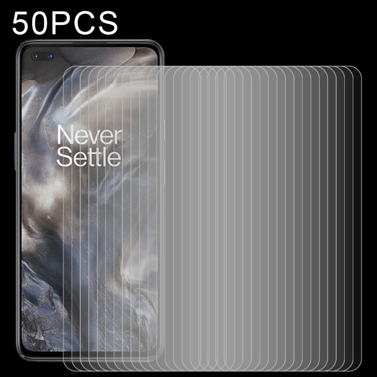 For OnePlus Nord 50 PCS 0.26mm 9H 2.5D Tempered Glass Film