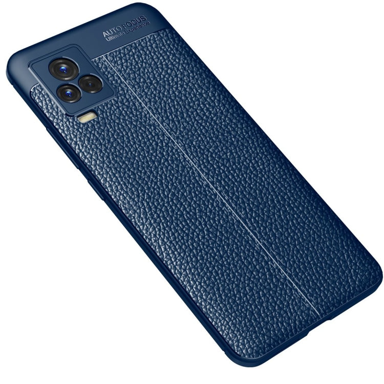 For vivo iQOO 7 Litchi Texture TPU Shockproof Case
