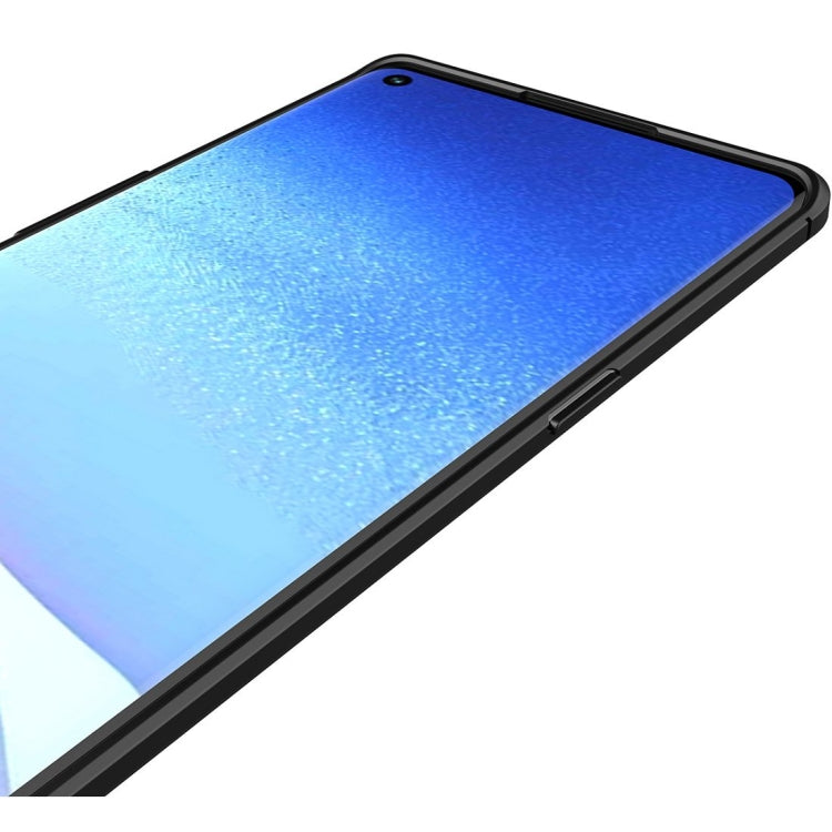 For OPPO Reno5 Pro Plus Litchi Texture TPU Shockproof Case