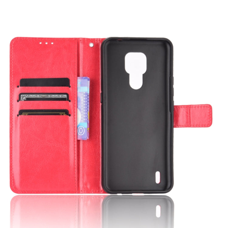 For Motorola Moto E7 Retro Crazy Horse Texture Horizontal Flip Leather Case with Holder & Card Slots & Photo Frame