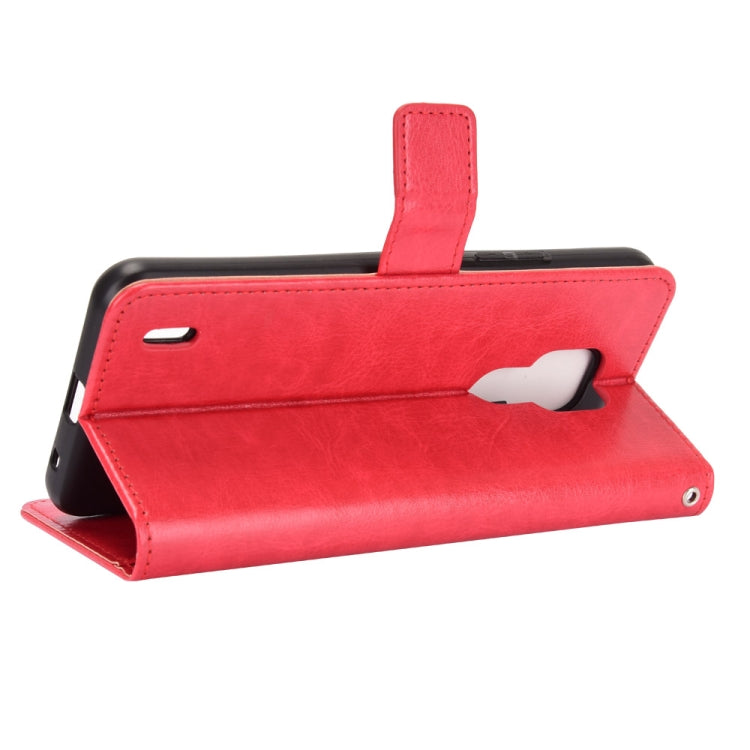 For Motorola Moto E7 Retro Crazy Horse Texture Horizontal Flip Leather Case with Holder & Card Slots & Photo Frame