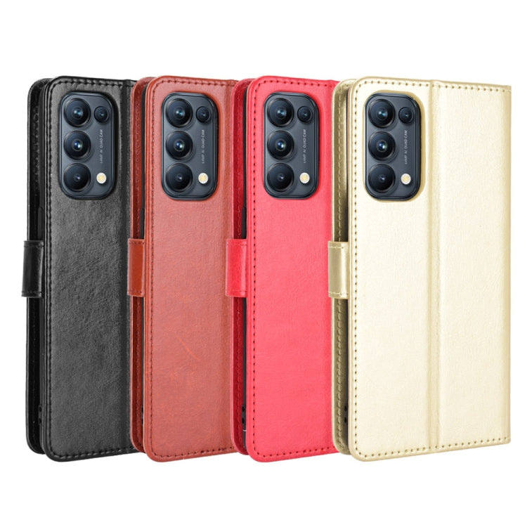 For OPPO Reno5 Pro 5G Retro Crazy Horse Texture Horizontal Flip Leather Case with Holder & Card Slots & Photo Frame