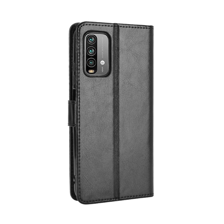 For Xiaomi Redmi 9T / 9 Power / Note 9 4G Retro Crazy Horse Texture Horizontal Flip Leather Case with Holder & Card Slots & Photo Frame