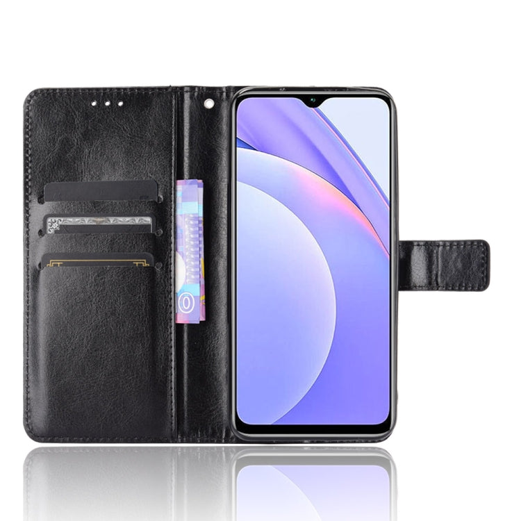 For Xiaomi Redmi 9T / 9 Power / Note 9 4G Retro Crazy Horse Texture Horizontal Flip Leather Case with Holder & Card Slots & Photo Frame