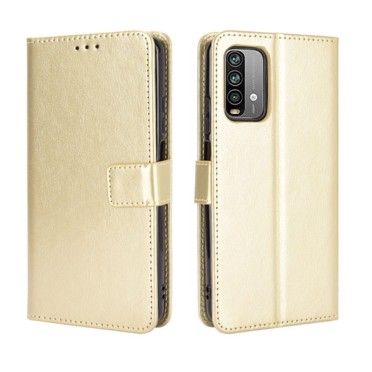 For Xiaomi Redmi 9T / 9 Power / Note 9 4G Retro Crazy Horse Texture Horizontal Flip Leather Case with Holder & Card Slots & Photo Frame