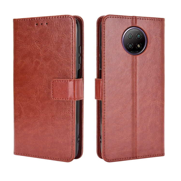 For Xiaomi Redmi Note 9T 5G / Note 9 5G Retro Crazy Horse Texture Horizontal Flip Leather Case with Holder & Card Slots & Photo Frame