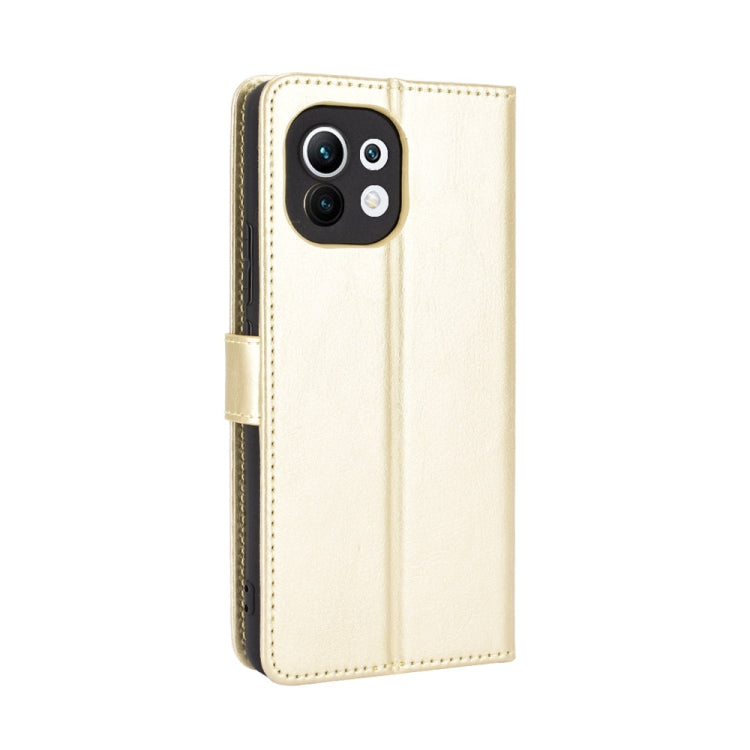 For Xiaomi Mi 11 Retro Crazy Horse Texture Horizontal Flip Leather Case with Holder & Card Slots & Photo Frame
