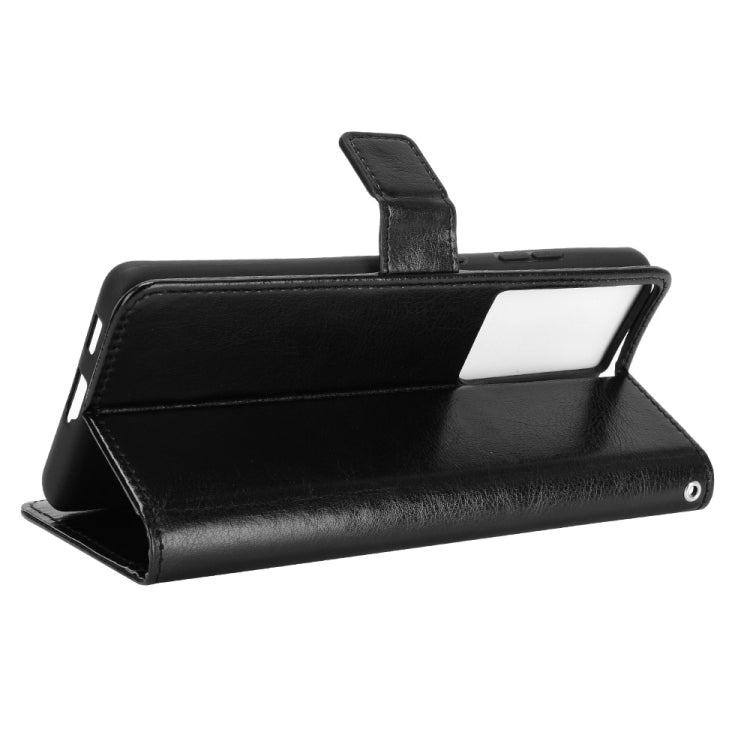 For Samsung Galaxy S21 Ultra 5G Retro Crazy Horse Texture Horizontal Flip Leather Case with Holder & Card Slots & Photo Frame