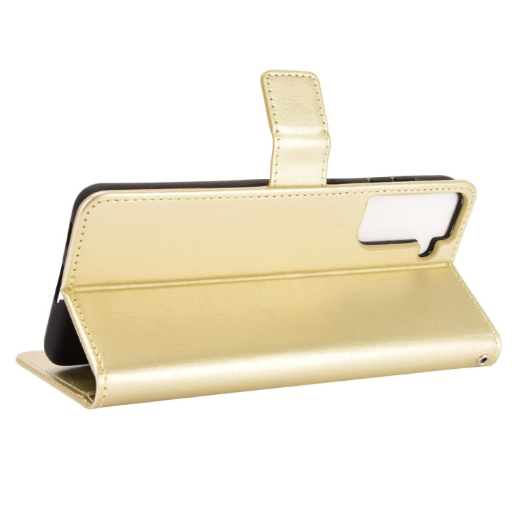 For Samsung Galaxy S21 5G Retro Crazy Horse Texture Horizontal Flip Leather Case with Holder & Card Slots & Photo Frame