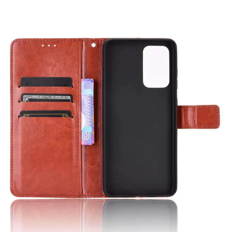 For Samsung Galaxy A72 5G / 4G Retro Crazy Horse Texture Horizontal Flip Leather Case with Holder & Card Slots & Photo Frame