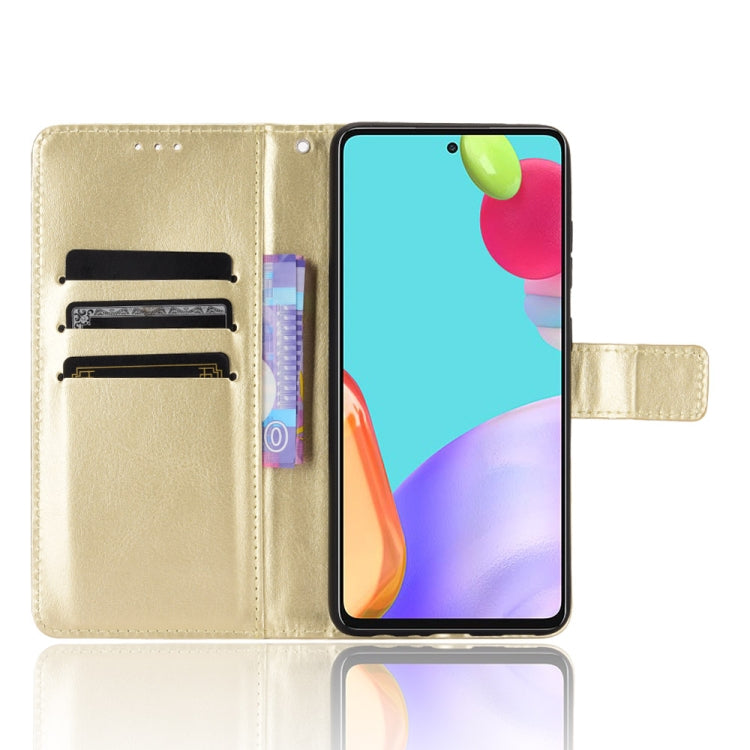 For Samsung Galaxy A72 5G / 4G Retro Crazy Horse Texture Horizontal Flip Leather Case with Holder & Card Slots & Photo Frame
