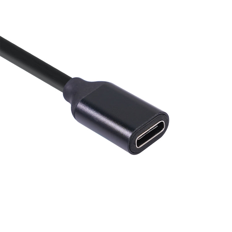 Type-C / USB-C Male to Female PD Power Extended Cable, Length:0.5m