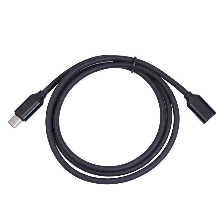 Type-C / USB-C Male to Female PD Power Extended Cable, Length:1m