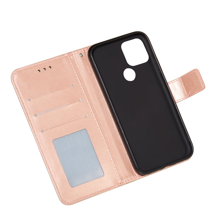 For Google Pixel 5 Flower Vine Embossing Pattern Horizontal Flip Leather Case with Card Slot & Holder & Wallet & Lanyard