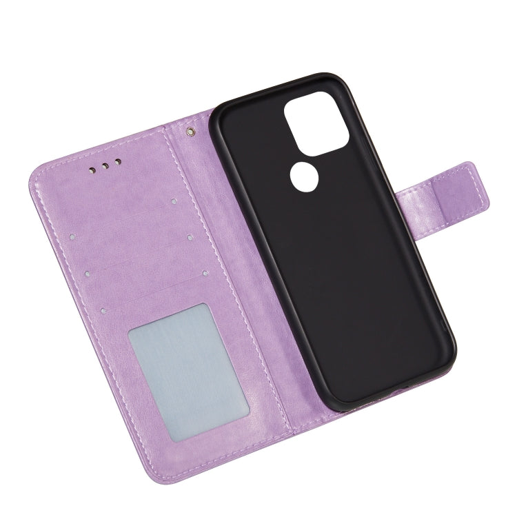 For Google Pixel 5 Flower Vine Embossing Pattern Horizontal Flip Leather Case with Card Slot & Holder & Wallet & Lanyard
