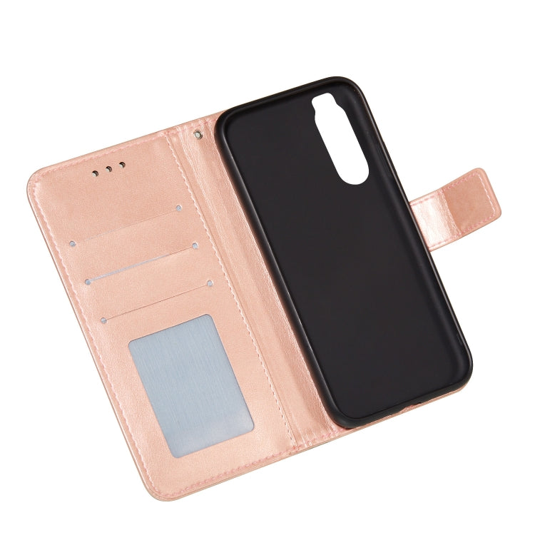 For Sony Xperia 5 Flower Vine Embossing Pattern Horizontal Flip Leather Case with Card Slot & Holder & Wallet & Lanyard