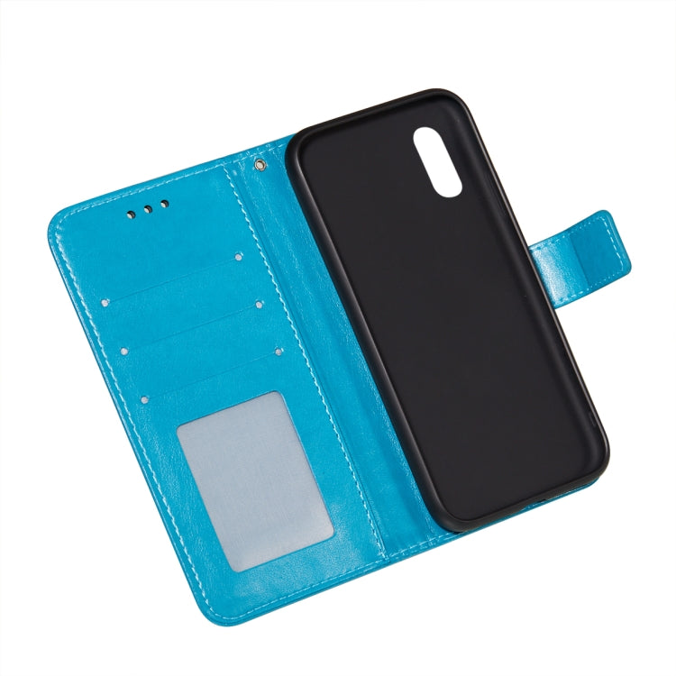 For Sony Xperia L3 Flower Vine Embossing Pattern Horizontal Flip Leather Case with Card Slot & Holder & Wallet & Lanyard