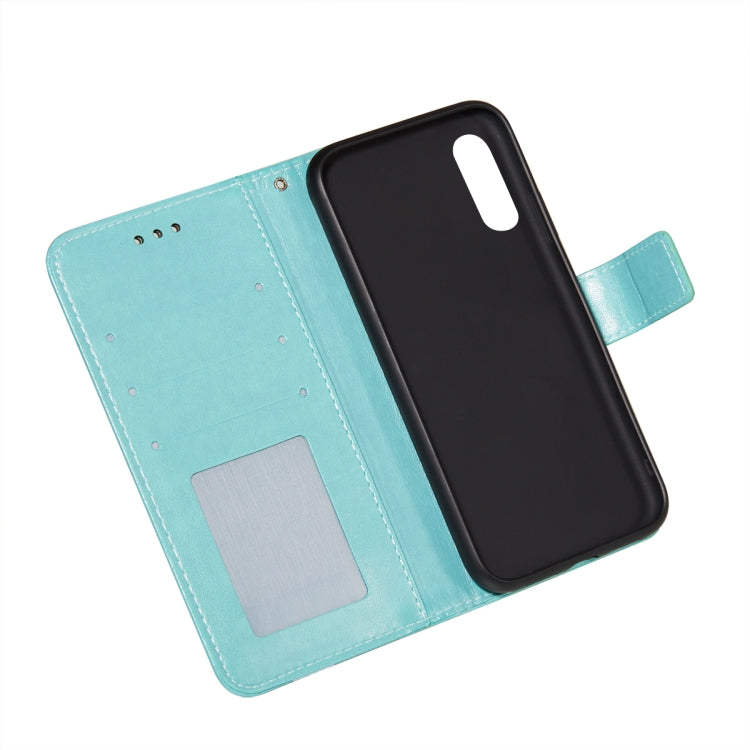 For Sony Xperia L4 Flower Vine Embossing Pattern Horizontal Flip Leather Case with Card Slot & Holder & Wallet & Lanyard