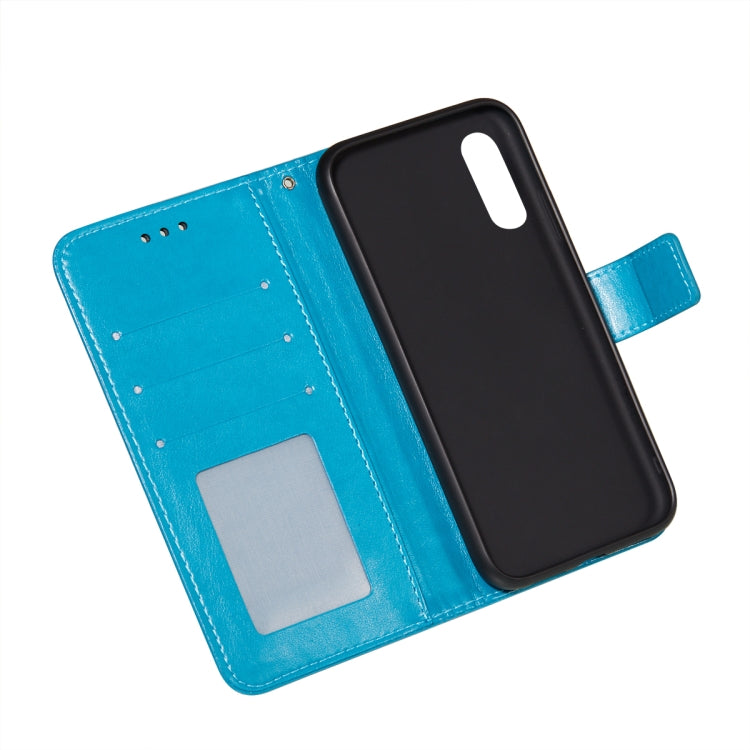 For Sony Xperia L4 Flower Vine Embossing Pattern Horizontal Flip Leather Case with Card Slot & Holder & Wallet & Lanyard