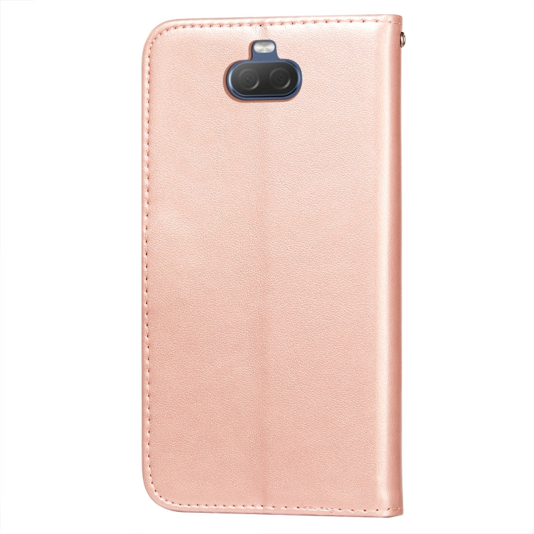 For Sony Xperia 20 Flower Vine Embossing Pattern Horizontal Flip Leather Case with Card Slot & Holder & Wallet & Lanyard