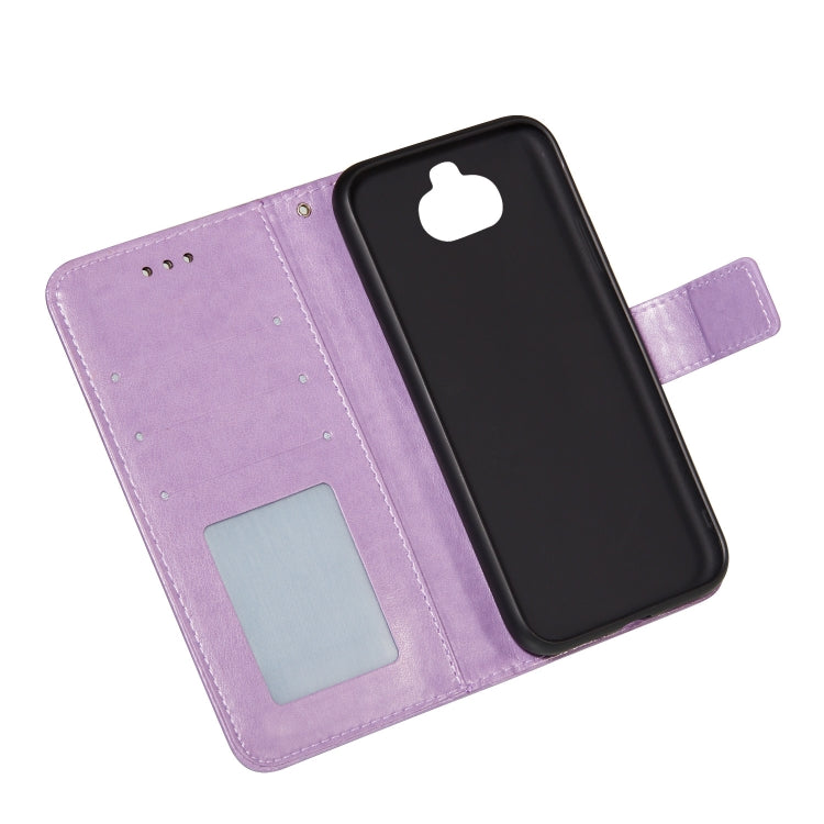 For Sony Xperia 20 Flower Vine Embossing Pattern Horizontal Flip Leather Case with Card Slot & Holder & Wallet & Lanyard