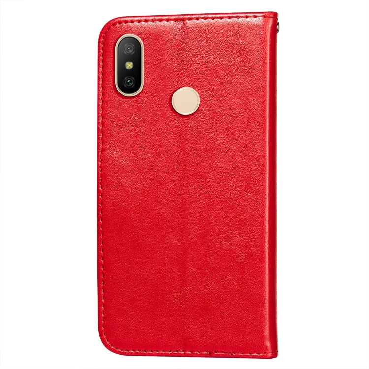 For Xiaomi Redmi 6 Pro / Mi A2 Lite Flower Vine Embossing Pattern Horizontal Flip Leather Case with Card Slot & Holder & Wallet & Lanyard