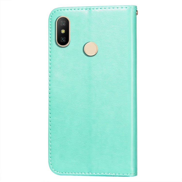 For Xiaomi Redmi 6 Pro / Mi A2 Lite Flower Vine Embossing Pattern Horizontal Flip Leather Case with Card Slot & Holder & Wallet & Lanyard