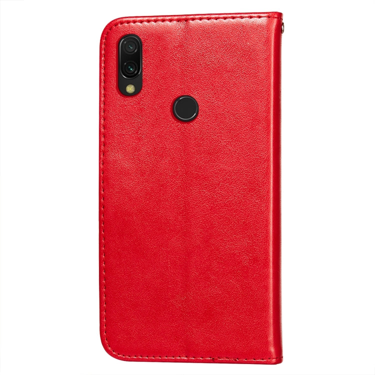 For Xiaomi Redmi 7 Flower Vine Embossing Pattern Horizontal Flip Leather Case with Card Slot & Holder & Wallet & Lanyard