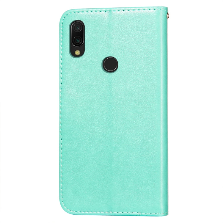 For Xiaomi Redmi 7 Flower Vine Embossing Pattern Horizontal Flip Leather Case with Card Slot & Holder & Wallet & Lanyard